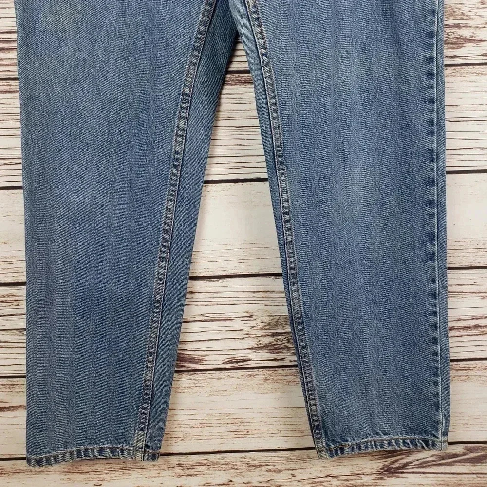 Levi's 12 M/30" Blue Vtg 550 High Rise Mom Jeans - Picture 9 of 12